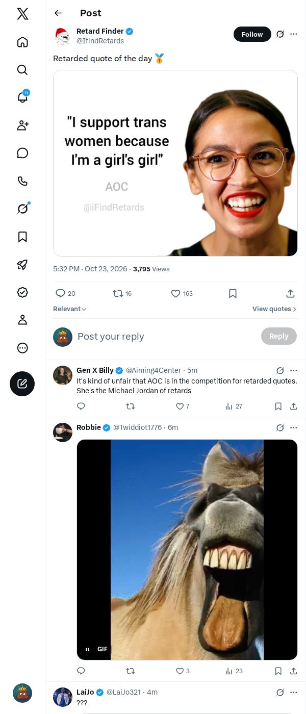 Snapshot 1 of @IfindRetards's post from 2026-10-23