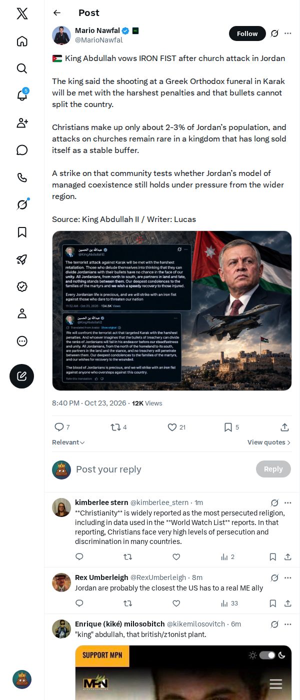 Snapshot 1 of @MarioNawfal's post from 2026-10-23