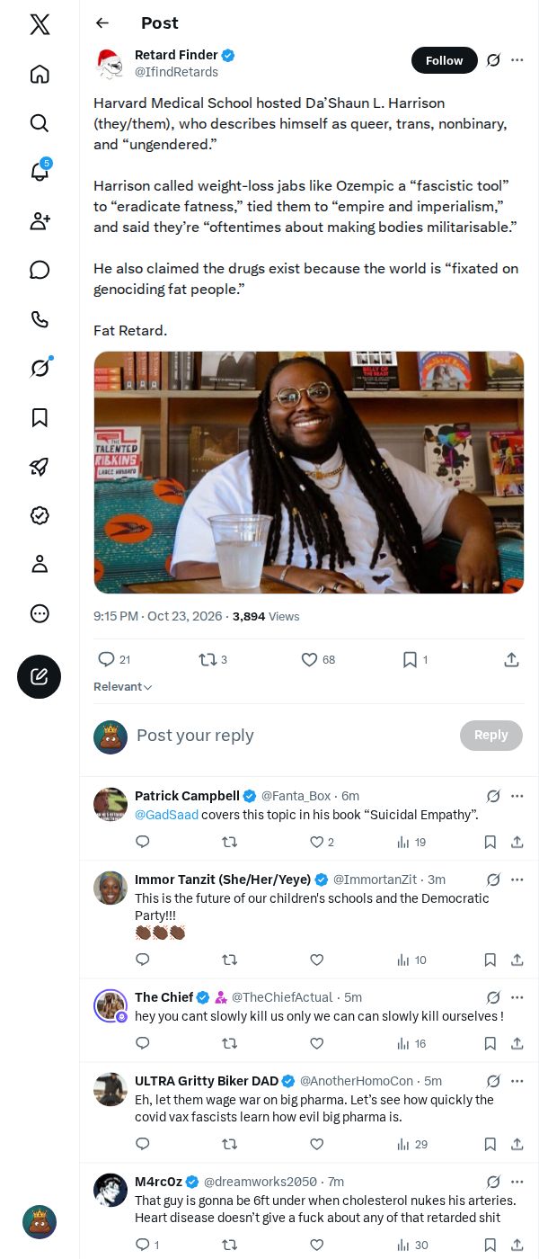 Snapshot 1 of @IfindRetards's post from 2026-10-23