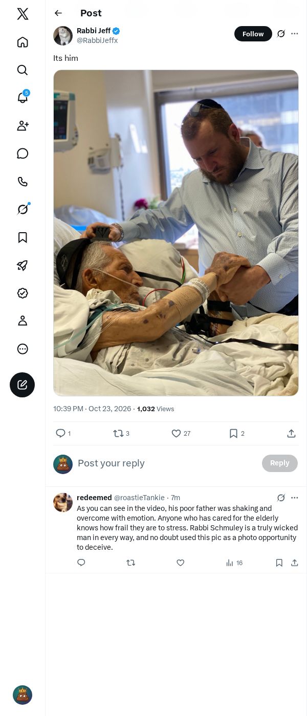 Snapshot 1 of @RabbiJeffx's post from 2026-10-23