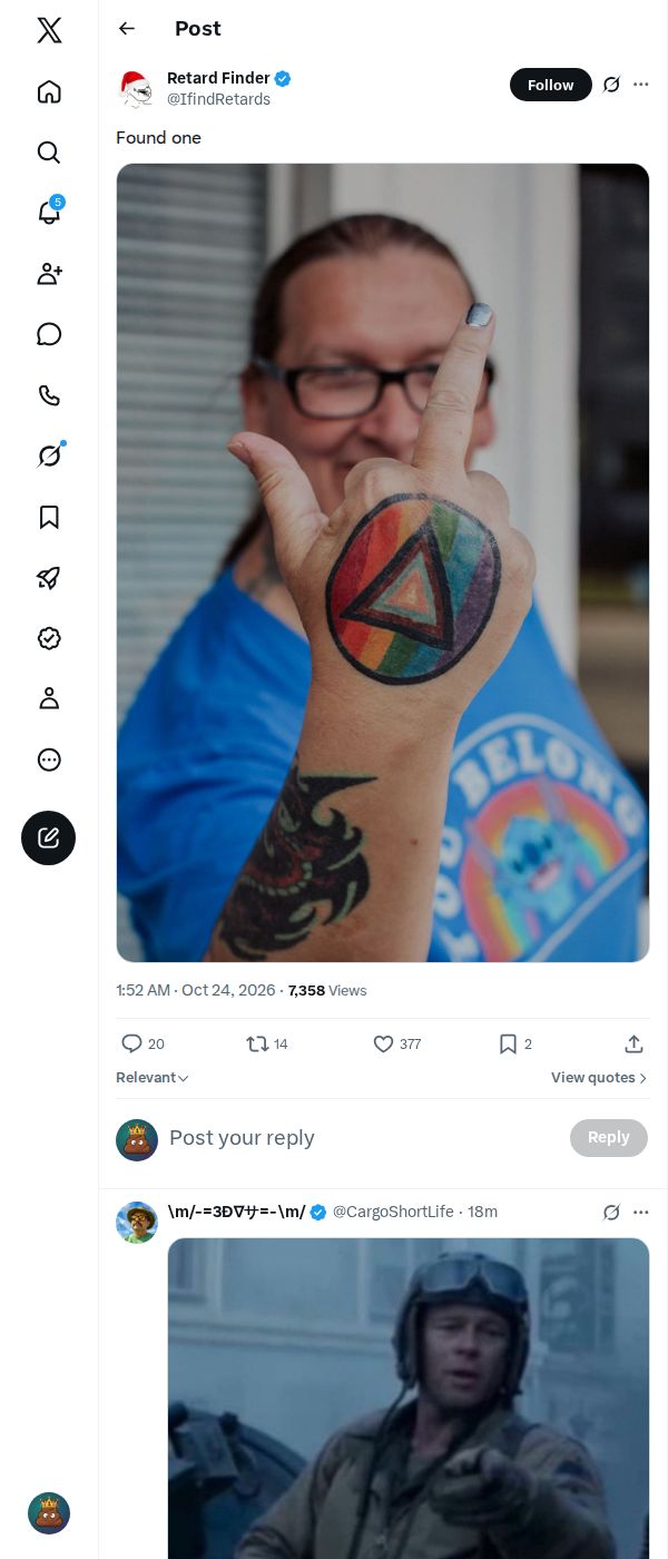 Snapshot 1 of @IfindRetards's post from 2026-10-23