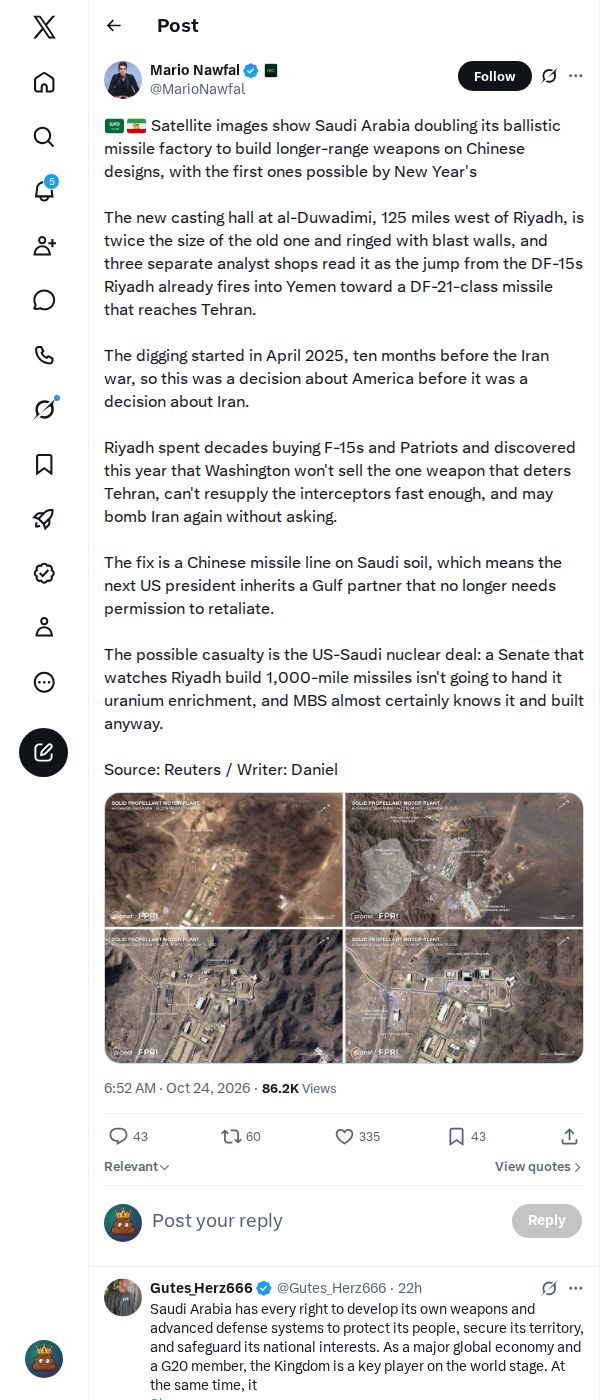 Snapshot 2 of @MarioNawfal's post from 2026-10-24