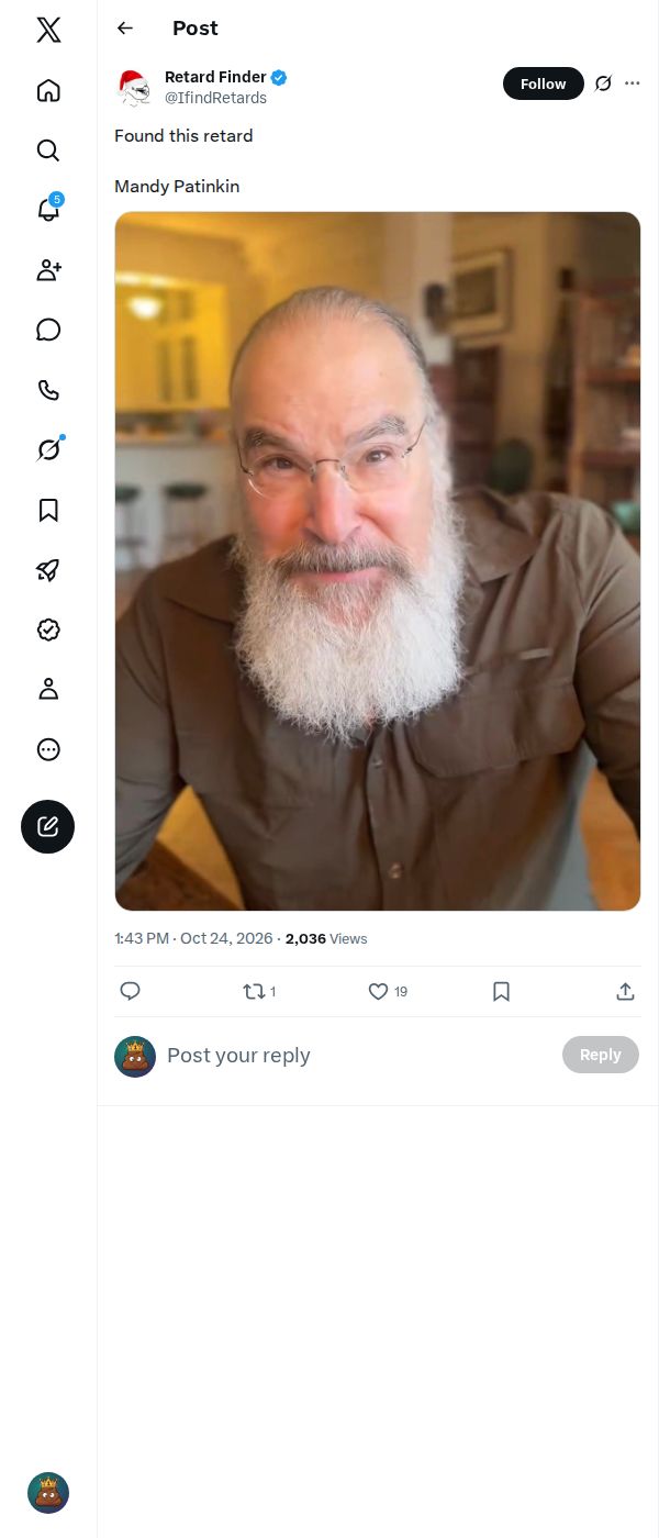Snapshot 1 of @IfindRetards's post from 2026-10-24