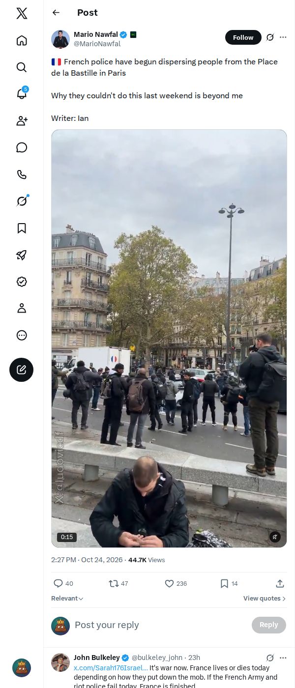 Snapshot 2 of @MarioNawfal's post from 2026-10-24