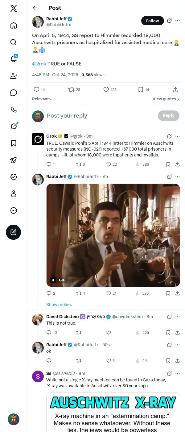 Snapshot 1 of @RabbiJeffx's post from 2026-10-24