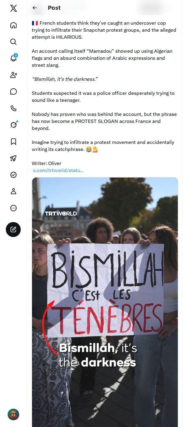 Snapshot 2 of @MarioNawfal's post from 2026-10-24
