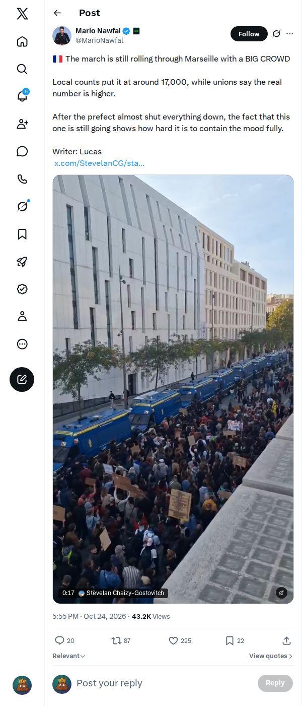 Snapshot 2 of @MarioNawfal's post from 2026-10-24