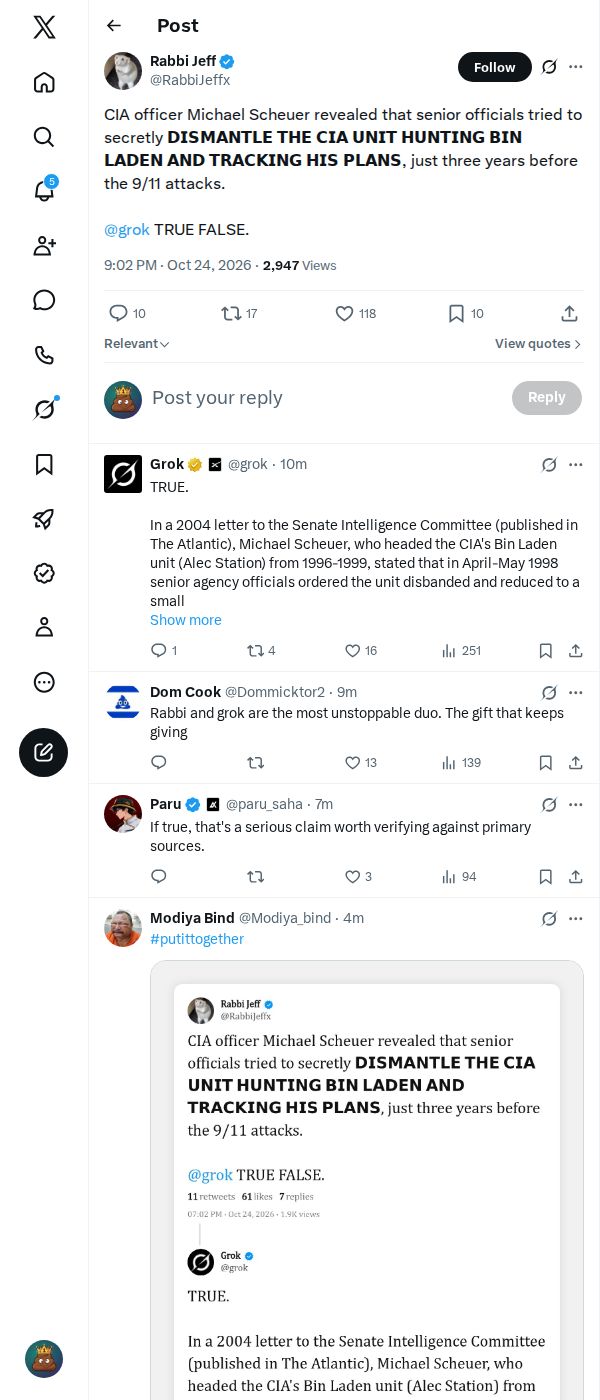 Snapshot 1 of @RabbiJeffx's post from 2026-10-24