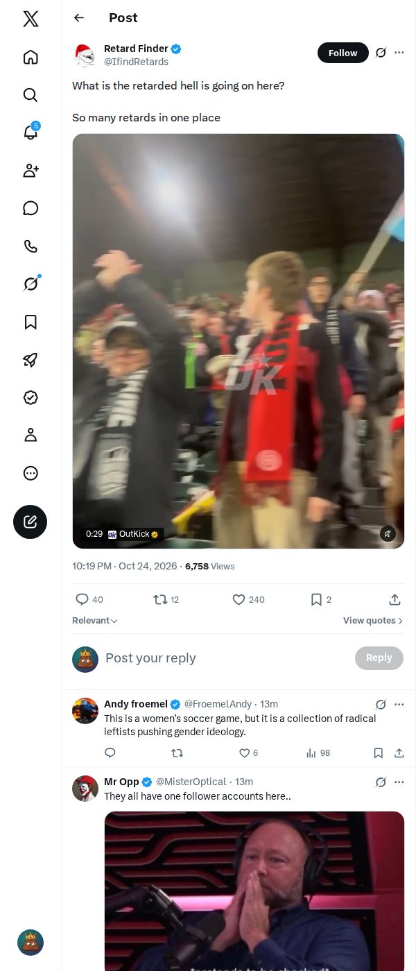 Snapshot 1 of @IfindRetards's post from 2026-10-24