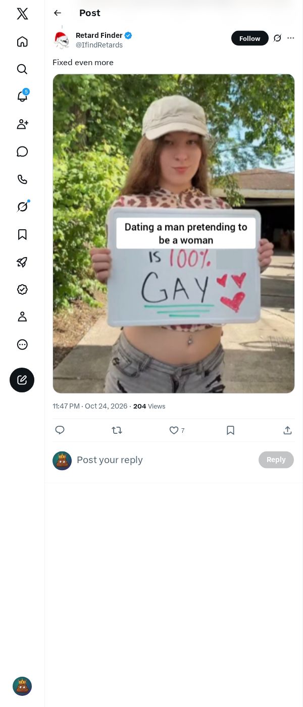 Snapshot 1 of @IfindRetards's post from 2026-10-24