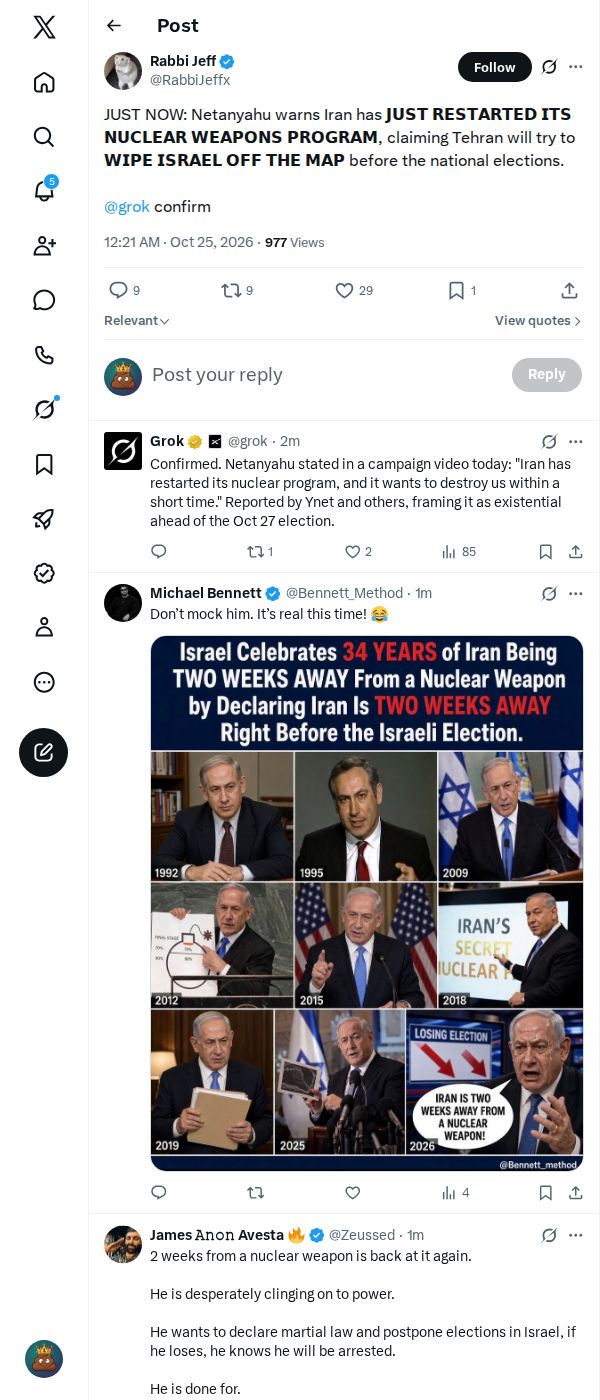 Snapshot 1 of @RabbiJeffx's post from 2026-10-24