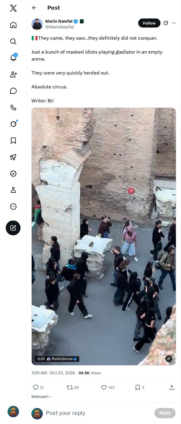 Snapshot 2 of @MarioNawfal's post from 2026-10-24