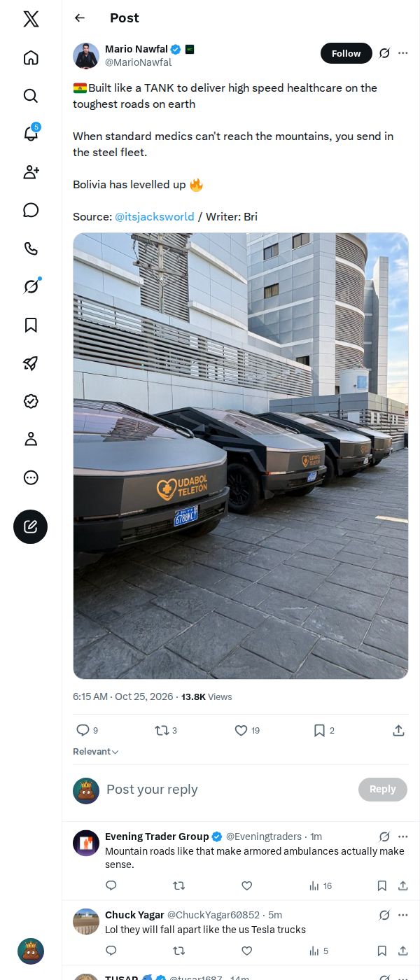 Snapshot 1 of @MarioNawfal's post from 2026-10-25