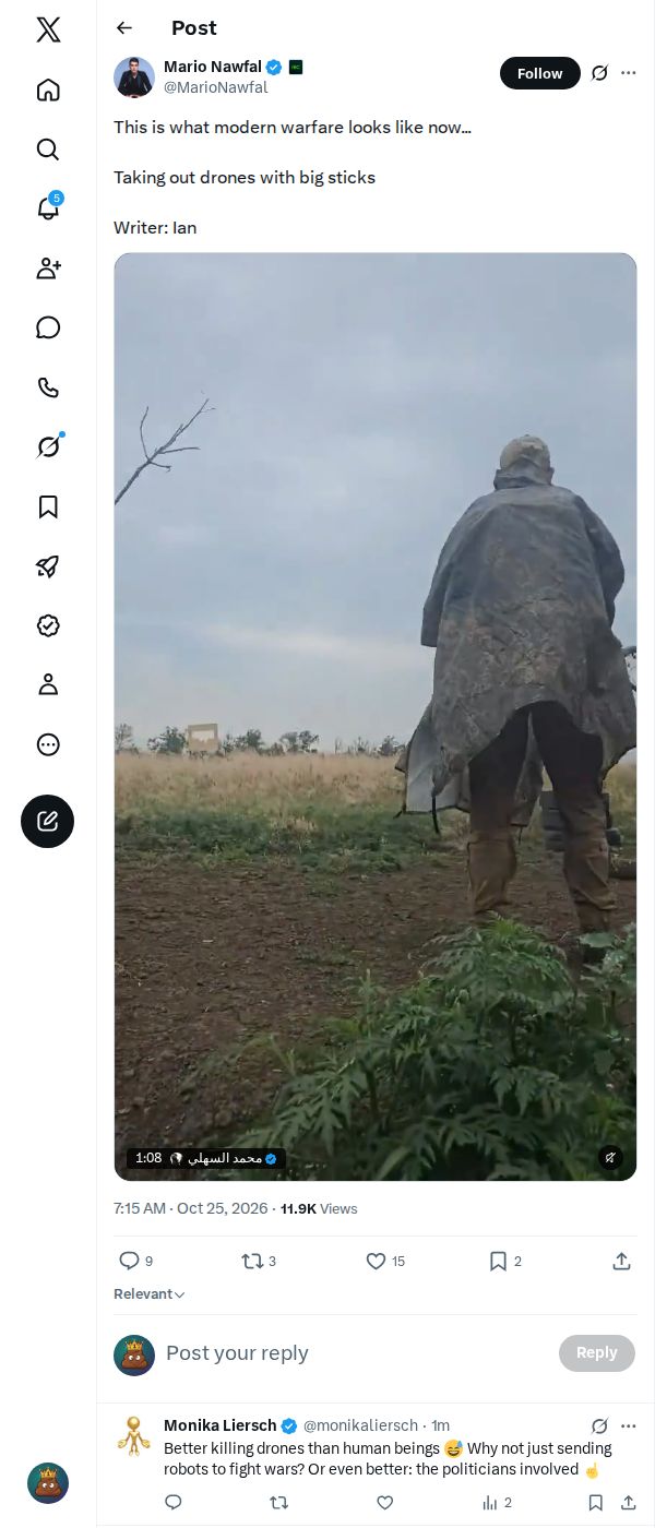 Snapshot 1 of @MarioNawfal's post from 2026-10-25