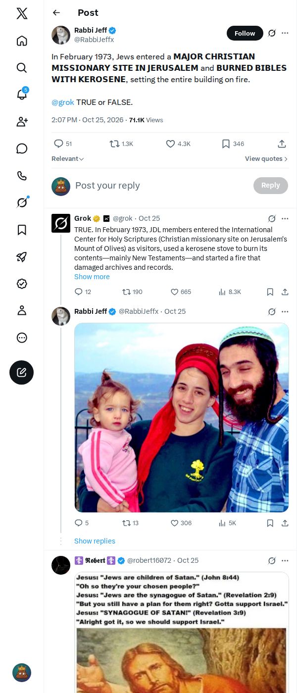 Snapshot 2 of @RabbiJeffx's post from 2026-10-25