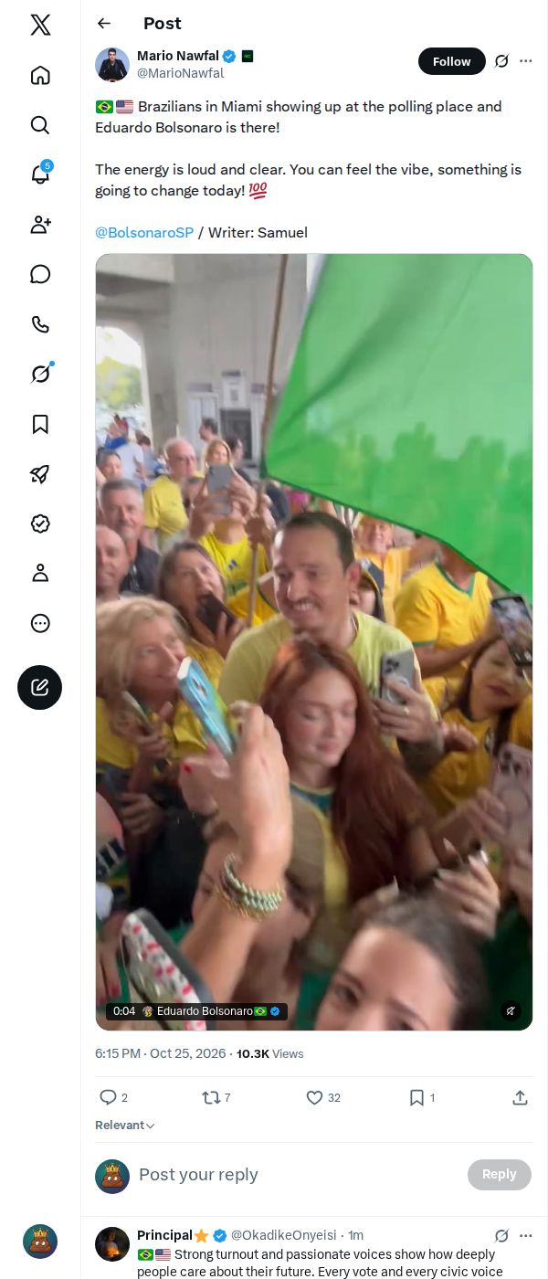 Snapshot 1 of @MarioNawfal's post from 2026-10-25