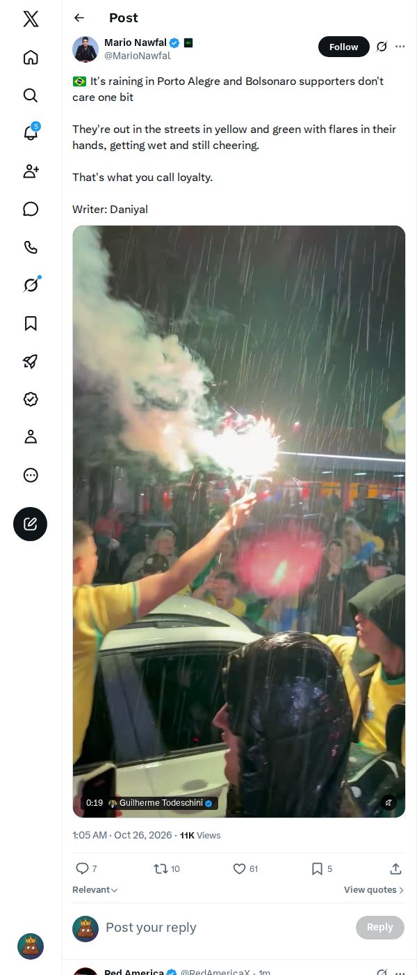 Snapshot 1 of @MarioNawfal's post from 2026-10-26