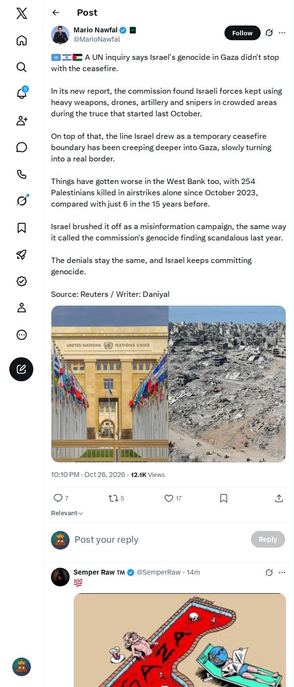 Snapshot 1 of @MarioNawfal's post from 2026-10-26